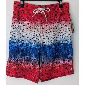 NWT Ocean Coast Swim Trunks Board Shorts Men's M Stretch Advantage Recycled Mat